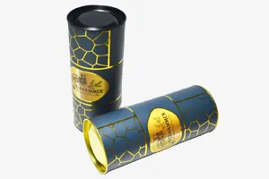 Paper Tube with Metal Lid